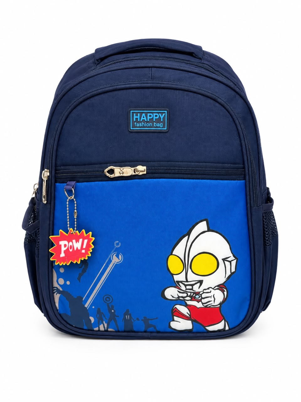 Navy Blue Pow Kids Backpack